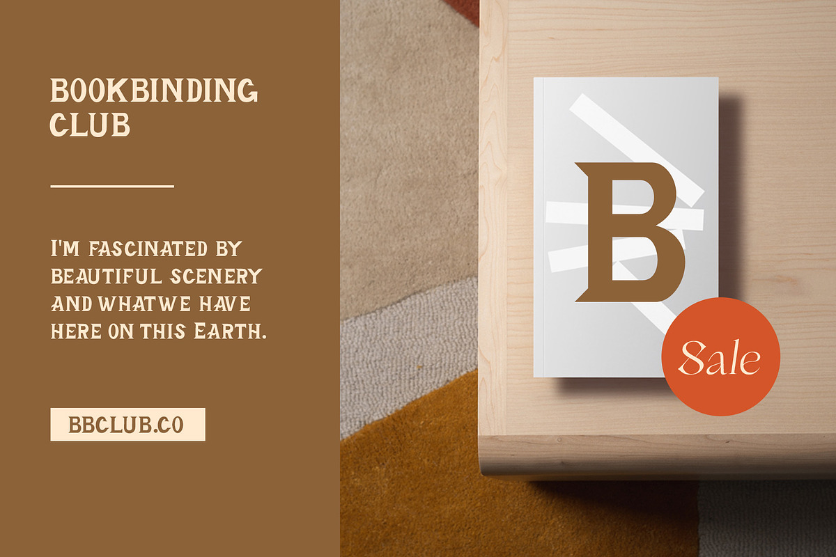 Heidar - Display Typeface, a Serif Font by Craft Supply Co. (Photo 7 of 8)