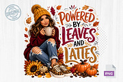 Cozy Autumn Girl Quotes Fall PNG, a Seasonal Illustration by CreationArt (Thumbnail 5 of 6)