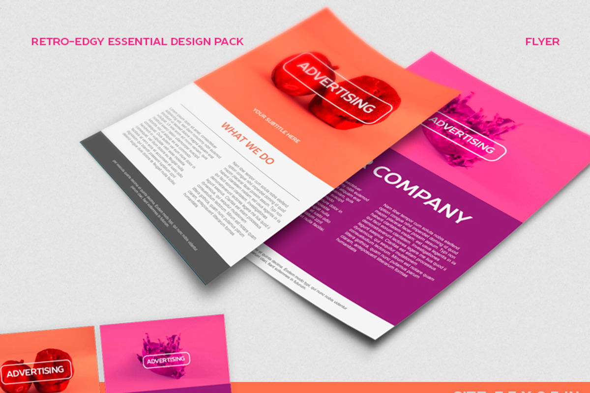 RETRO-EDGY FLYER DESIGN (AI), a Templates & Theme by SUBCUTANEO STORE