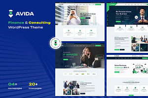 Finance and Consulting WP Theme, a WordPress Template by CodexCoder Themes