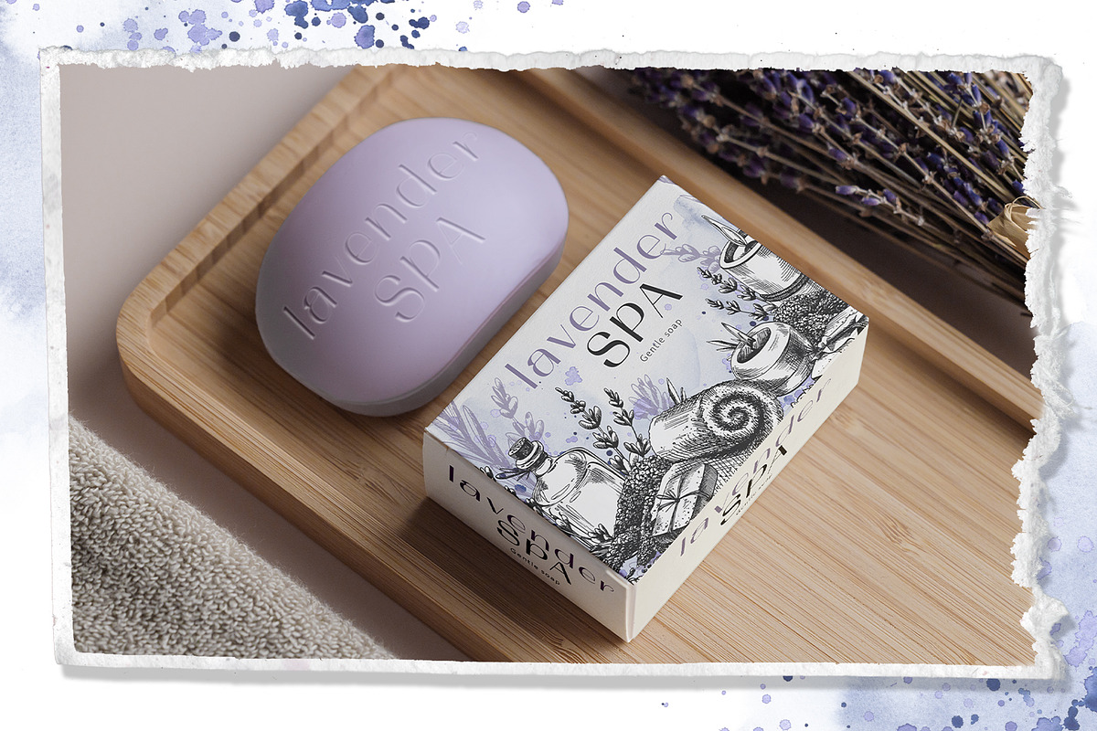 Cosmetics lavender SPA line clipart, an Illustration by NATASHA CHU (Photo 16 of 16)