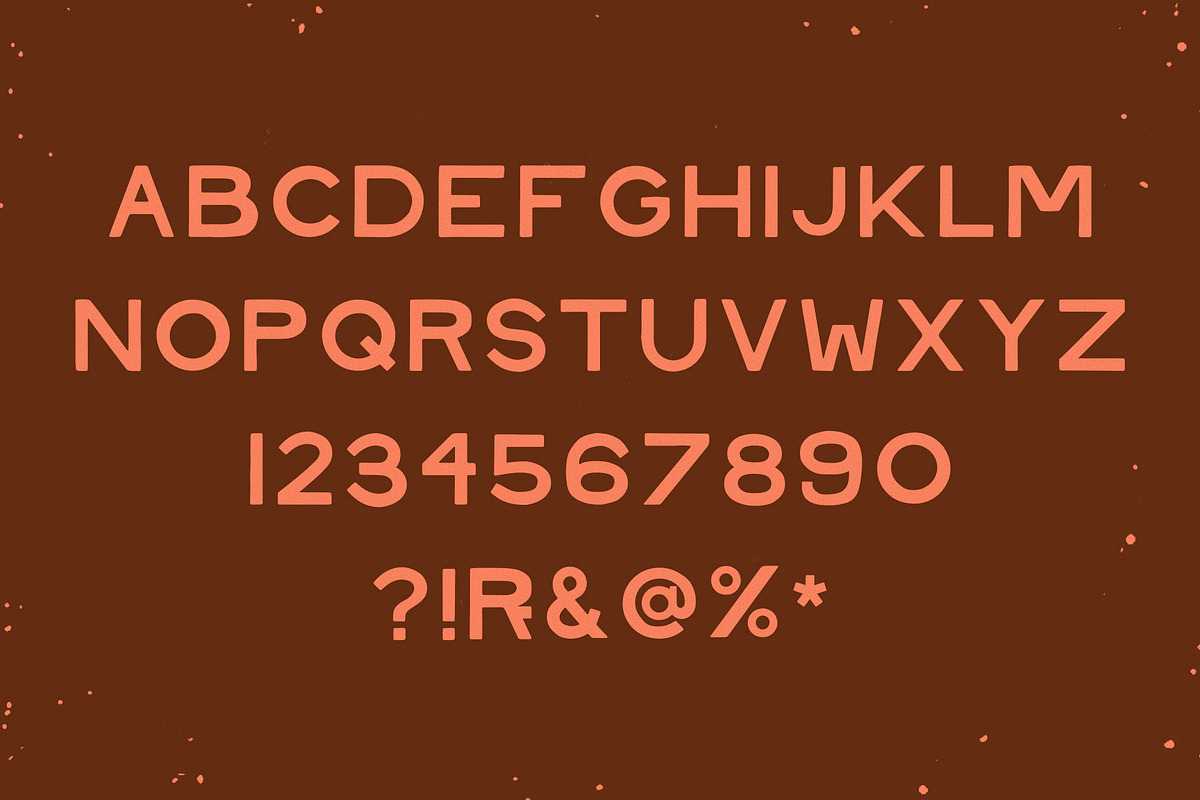 Bog | A Bold Hand Made Font, a Sans Serif Font by Liam MacSweeney's (Photo 2 of 6)