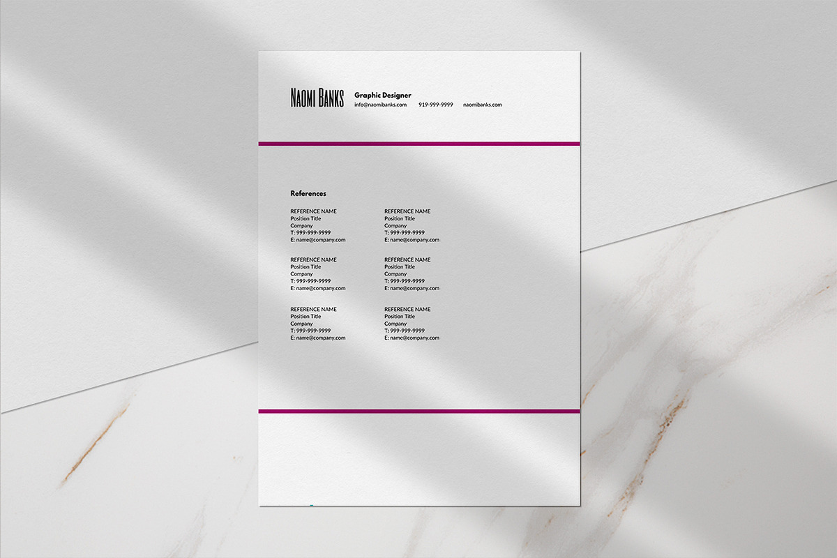Canva Resume Template Bundle, a Marketing Template by Digital Diva Design (Photo 5 of 8)