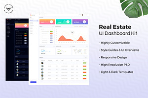 Real Estate Admin Dashboard UI Kit