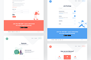 Financial Website PSD, Sketch, XD, a Landing Page Template by TIB Digital (Thumbnail 2 of 7)