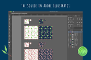 Hand-Drawn Watermelon Patterns, a Pattern Graphic by ApollinariaManko (Thumbnail 6 of 6)