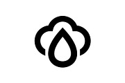 Cloud Sky Waterdrop Droplet Logo, a Branding & Logo Template by Buqancreative (Thumbnail 3 of 4)