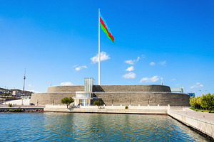 National Flag Square, Baku, a Photo by saiko3p