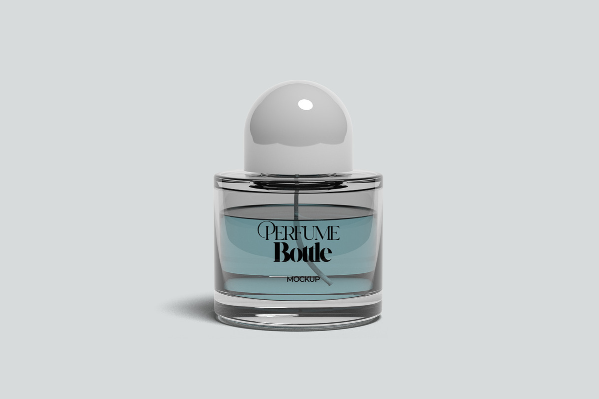 Perfume Bottle Mockup, a Packaging Mockup by ulfatunnazira (Photo 2 of 6)