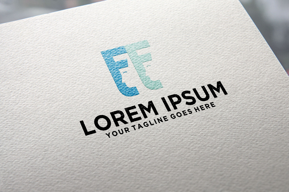 Face to Face logo idea, a Branding & Logo Template by REDVY CREATIVE