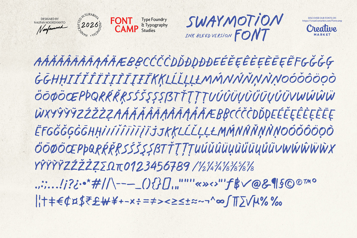 Swaymotion Font, a Handwritten Font by Fontcamp Type Foundry (Photo 8 of 17)