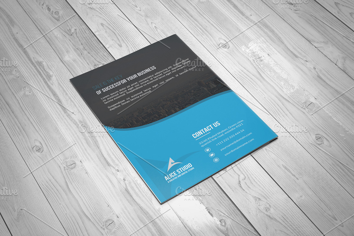 Corporate Bi Fold Brochure Template, a Brochure Template by Alice_s (Photo 7 of 8)