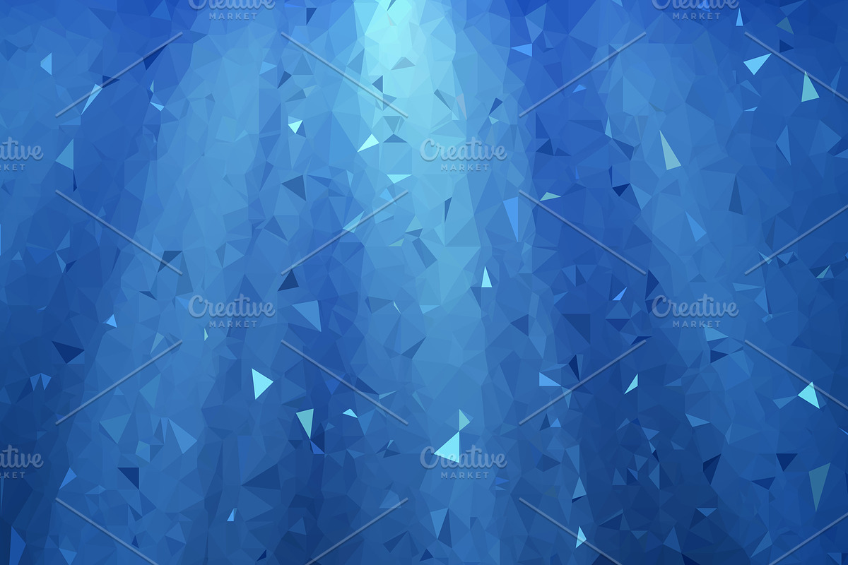 Blue geometric 3D background, a Pattern Graphic by DutchDigitalDesign