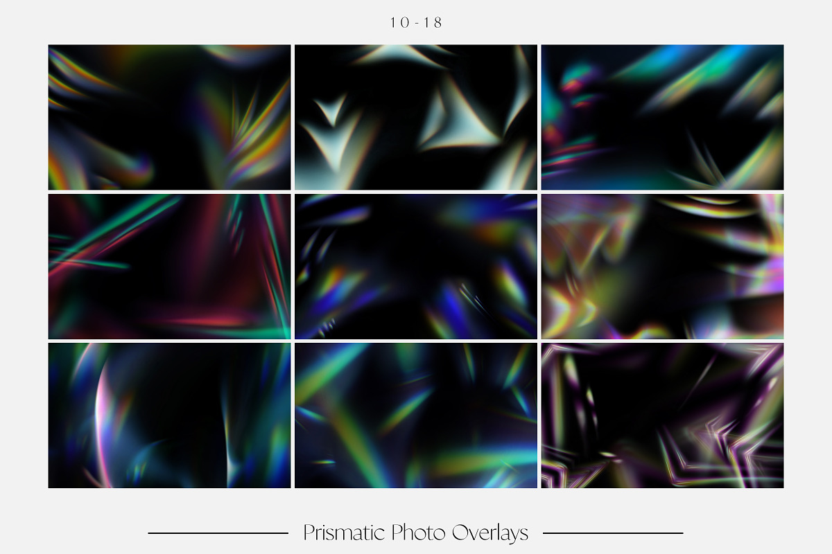 Prismatic Photo Overlays, a Texture Graphic by Freezerondigital (Photo 10 of 11)