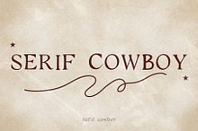 Serif Cowboy – Rustic Elegance