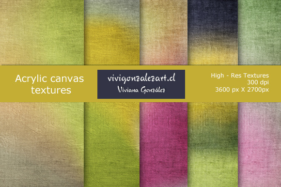 Acrylic canvas textures preview 3