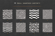 Wavy lines. Seamless pattern pack., a Pattern Graphic by Gudiny (Thumbnail 5 of 9)