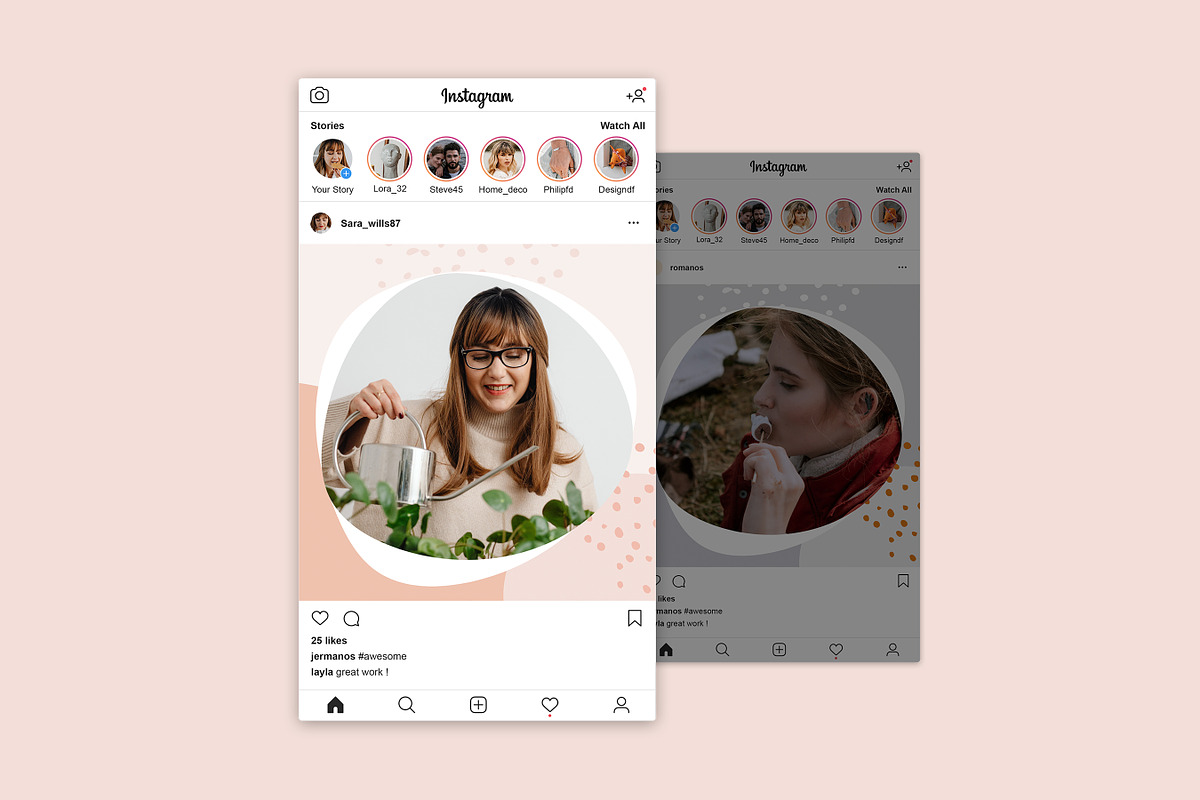 Instagram Puzzle Template in CANVA, a Social Media Template by RWstudio (Photo 5 of 8)
