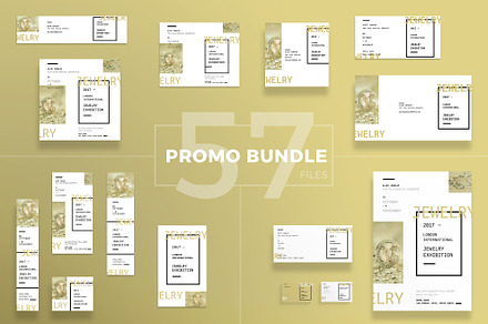 Promo Bundle | Jewelry Exhibition, a Poster Template by Amber Graphics