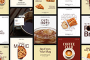 BREW | Instagram Post & Story (I), a Social Media Template by Prapti Design (Thumbnail 2 of 10)