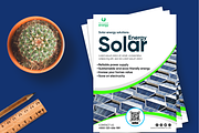 Modern Solar Energy Flyer Template, a Flyer Template by Soulfuldesignstudio (Thumbnail 1 of 4)