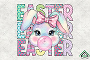 Coquette Easter Bunny Bubblegum, an Illustration by Craft Nest (Thumbnail 2 of 6)