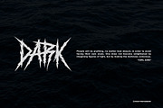 Blackshark typeface, a Blackletter Font by Rvq Type Foundry (Thumbnail 5 of 5)