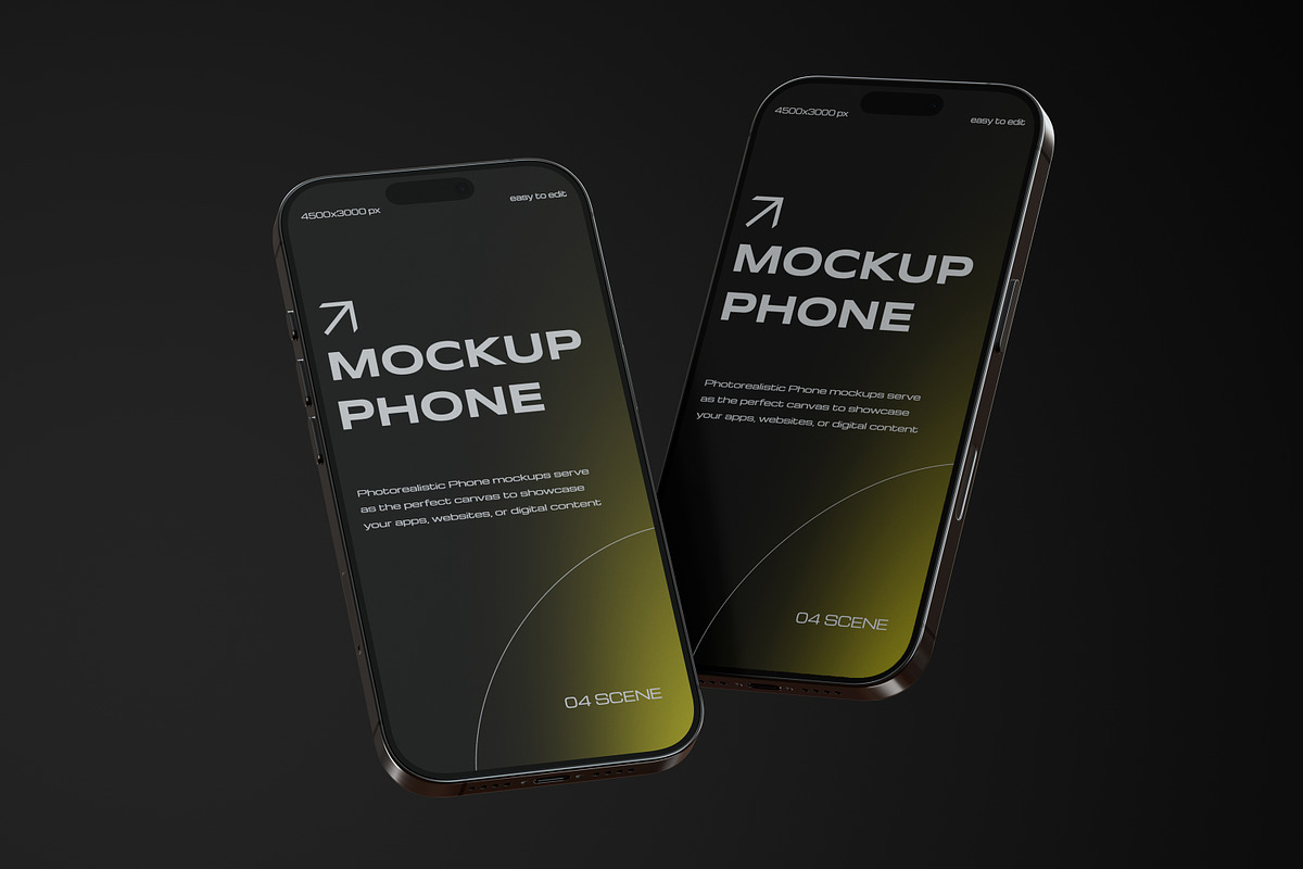 iPhone 16 Pro Mockup, a Device Mockup by Pixel_Vision_Store (Photo 4 of 5)