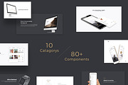 Noon UI Kit - App Landing, an UI Kit Template by UIMint (Thumbnail 2 of 7)