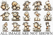 Whimsical Mother's Day Animals PNG, a Seasonal Illustration by Canvas Craft (Thumbnail 4 of 7)