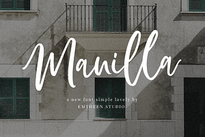 SALE! Manilla Script