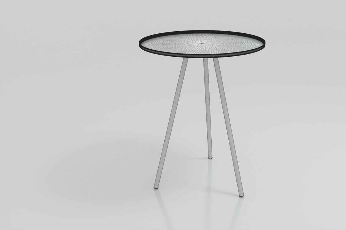 Design Side Table Vintage Antique, a Furniture 3D Model by 3DTreatment (Photo 3 of 29)