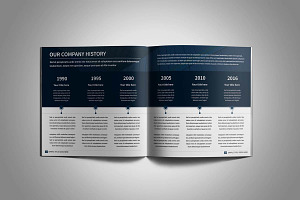 Corporate Square Brochure Template