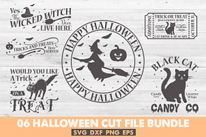 Halloween Cut File Bundle, a Seasonal Illustration by Libby Wishes