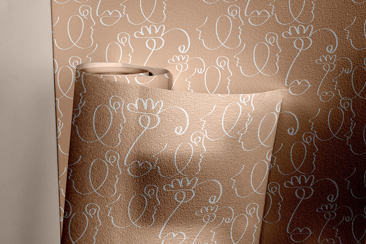 Wallpaper Mockup Set, a Mockup by bazarova (Photo 7 of 10)