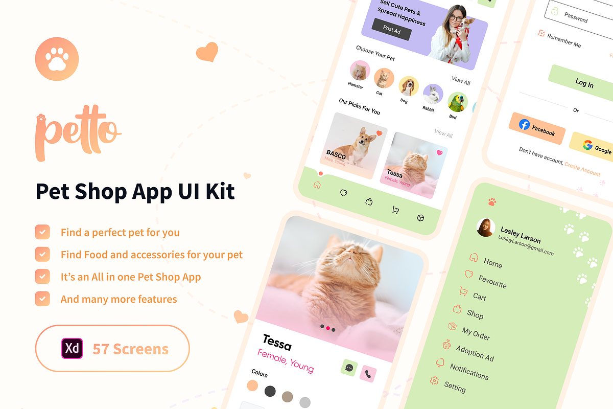 Pet Store App UI Kit