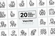 Vaccine | 20 Pixel Perfect Icons, an Outline Icon by Alex Blogoodf (Thumbnail 10 of 10)