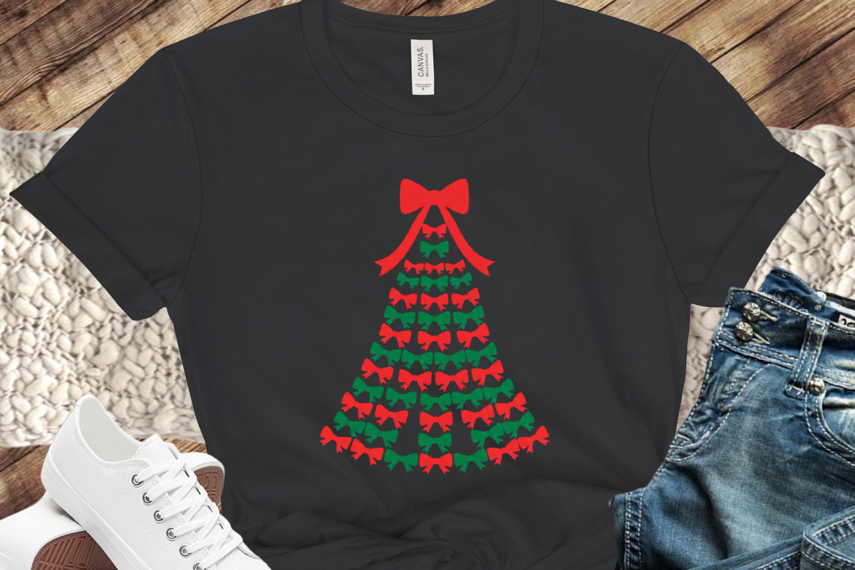 Coquette Bows Christmas Tree PNG, an Illustration by designcity5 (Photo 5 of 8)
