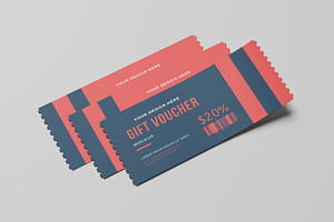 Gift Voucher Mockup