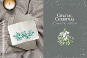 Crystal Christmas watercolor set, a Decorative Illustration by CrystalinaShop (Thumbnail 3 of 18)