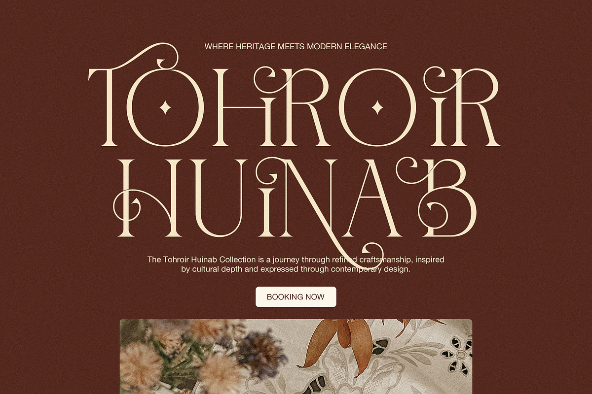 Virlone Elegant Serif Font, a Serif Font by Graphicxell (Photo 3 of 8)