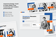 Annual Report Keynote Template, a Presentation Template by SquidPixey (Thumbnail 3 of 6)