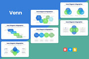 Venn Infographics, a Presentation Template by slidequest (Thumbnail 1 of 6)
