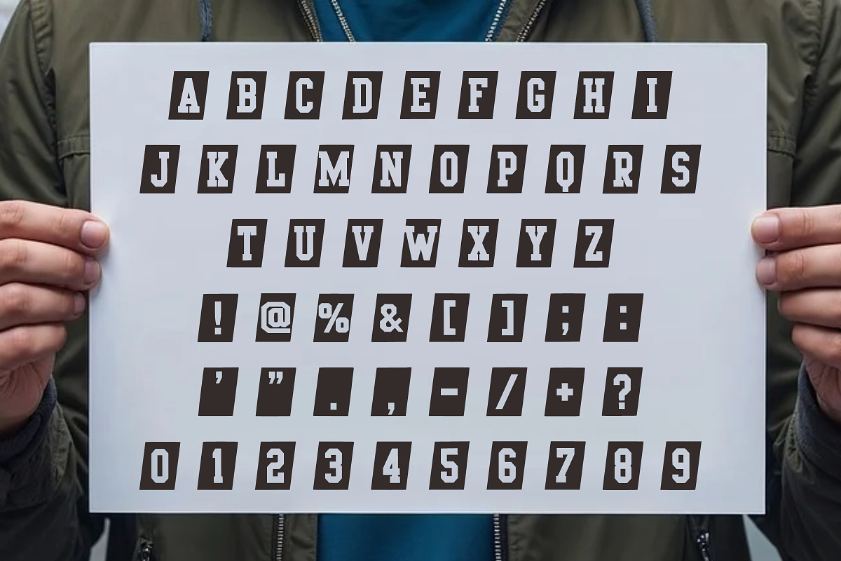 Block Point – Bold Varsity Sports, a Slab Serif Font by Limited.studio (Photo 5 of 5)