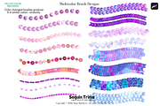 Procreate Sequin Trims Brushes, a Brush Add-On by Fashion Workshop Bkk (Thumbnail 8 of 11)