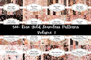 500 Rose Gold Seamless Patterns, a Pattern Graphic by PrintablesByFranklyn (Thumbnail 2 of 4)