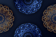 Mandala Vector Pattern Graphics Pack, a Background Graphic by NJ Himel (Thumbnail 2 of 91)