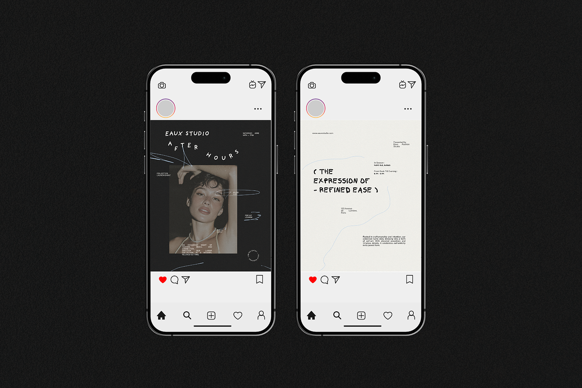 EAUX | SOCIAL MEDIA KIT, a Social Media Template by notgreystudio (Photo 9 of 10)