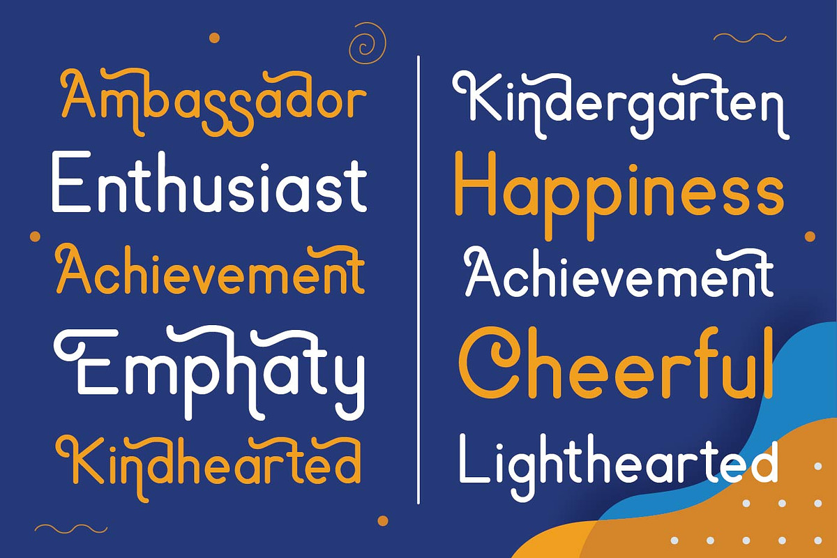 Sundylle - Fun Round Typeface preview 3