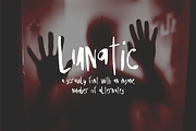 Lunatic Display Font, a Handwritten Font by Beck McCormick (Thumbnail 1 of 10)